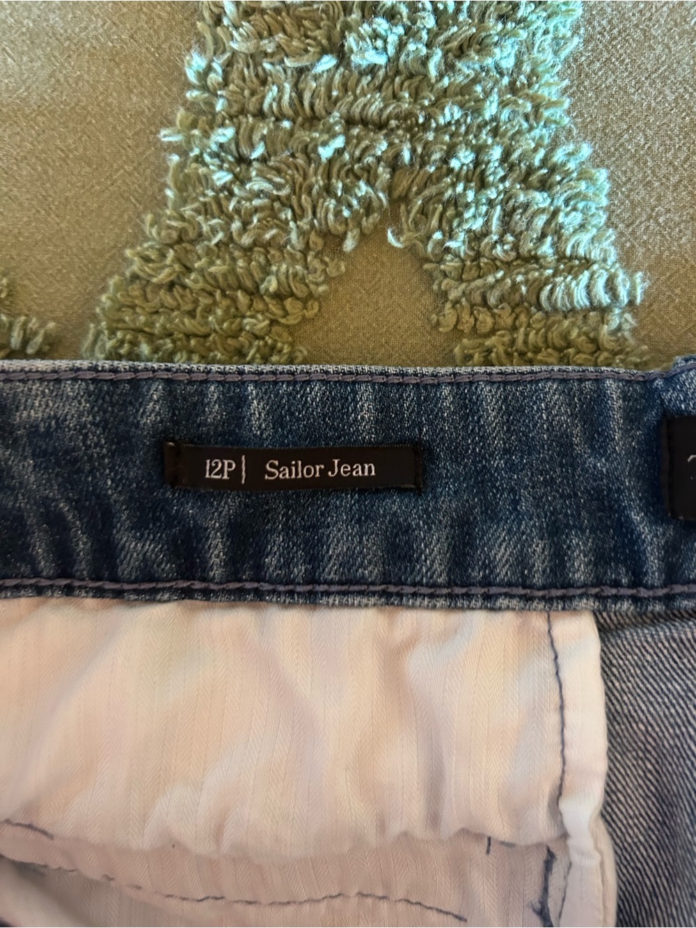 Talbots Mid-Blue Cropped Button-Front Jeans - Picture 3 of 6